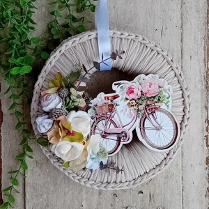 Romantikus tavaszi kopogtató - Meska.hu