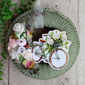 Romantikus tavaszi kopogtató - Meska.hu