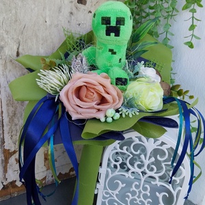 Ovis ballagási csokor - Minecraft  - Meska.hu