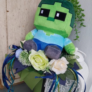 Ovis ballagási csokor - Minecraft , Otthon & Életmód, Virágdekoráció, Virágok, Virágcsokor, Virágkötés, Saját készítésű nagy Minecraft csokor. 

Minőségi selyemvirágokkal készítettem, így maradandó emlék..., MESKA