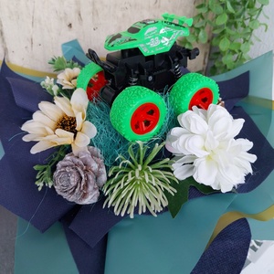 Ovis ballagási csokor - Monster Truck - Meska.hu