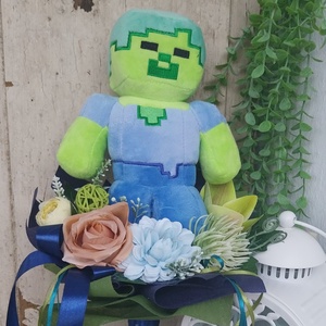 Ovis ballagási csokor - Minecraft - Meska.hu