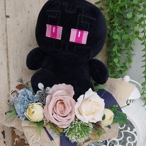 Ovis ballagási csokor - Minecraft  Enderman csokor, Otthon & Életmód, Virágdekoráció, Virágok, Virágcsokor, Virágkötés, MESKA