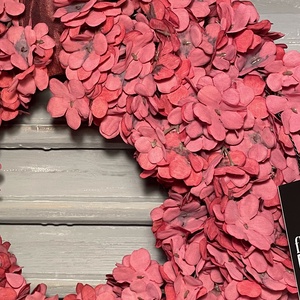 Tavaszi ajtódísz hortenziából - otthon & életmód - dekoráció - ajtó- és ablak dekoráció - ajtódísz & kopogtató - Meska.hu