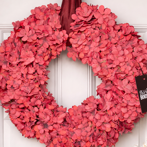 Tavaszi ajtódísz hortenziából - otthon & életmód - dekoráció - ajtó- és ablak dekoráció - ajtódísz & kopogtató - Meska.hu