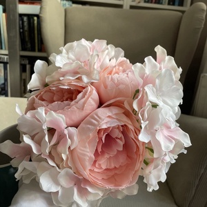 Tavaszi virágcsokor rózsaszín virágokból - otthon & életmód - virágdekoráció - virágok - virágcsokor - Meska.hu