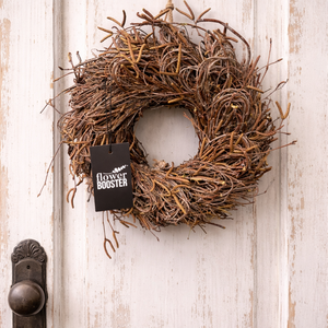 Tavaszi nyírfaágból készített ajtódísz , Otthon & Életmód, Dekoráció, Ajtó- és ablak dekoráció, Ajtódísz & Kopogtató, Virágkötés, MESKA