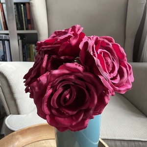 Bordó rózsa csokor csodás alkalmakra - otthon & életmód - virágdekoráció - virágok - virágcsokor - Meska.hu