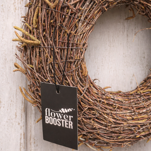 Tavaszi nyírfavesszőből szorosan kötött ajtódísz - otthon & életmód - dekoráció - ajtó- és ablak dekoráció - ajtódísz & kopogtató - Meska.hu