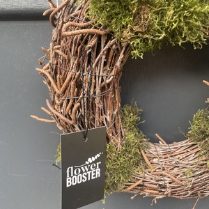 Tavaszi nyírfaágból és mohából készített nagy ajtódísz - otthon & életmód - dekoráció - ajtó- és ablak dekoráció - ajtódísz & kopogtató - Meska.hu