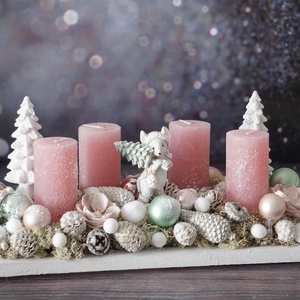 Karácsonyi egérkés adventi dísz - karácsony - adventi díszek - adventi asztaldísz - Meska.hu