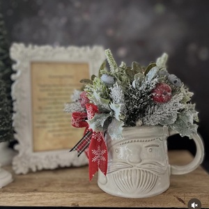 Télapós asztaldísz - Meska.hu