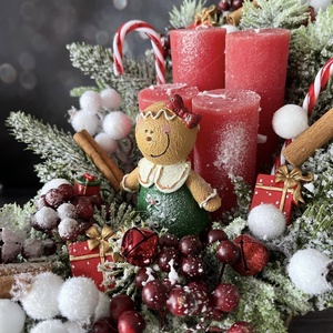 Szánkós adventi dísz - karácsony - adventi díszek - adventi asztaldísz - Meska.hu