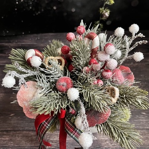 Mikulás csizmája asztaldísz - karácsony - karácsonyi lakásdekoráció - karácsonyi lakásdíszek - Meska.hu