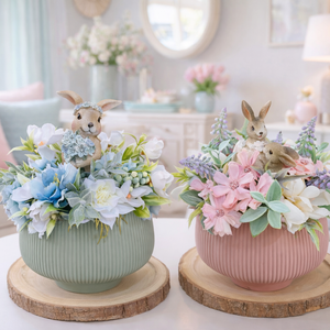 Húsvéti asztaldísz - kékes-zöldes - otthon & életmód - dekoráció - asztal és polc dekoráció - asztaldísz - Meska.hu