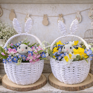 Nyuszifül asztaldísz - rózsaszín - otthon & életmód - dekoráció - asztal és polc dekoráció - asztaldísz - Meska.hu