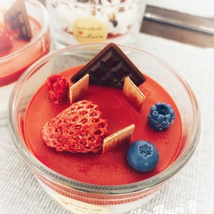 Gyümölcsös panna cotta gyertya - otthon & életmód - gyertya, illat, aroma - gyertya - Meska.hu