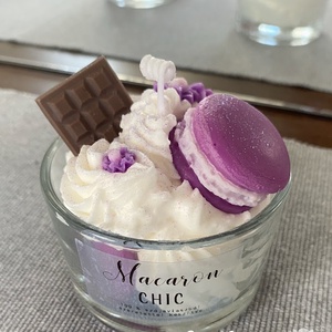 Macaron Chic - otthon & életmód - gyertya, illat, aroma - gyertya - Meska.hu