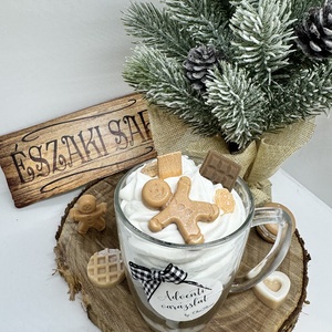 Adventi varázslat gyertya  - karácsony - karácsonyi lakásdekoráció - karácsonyi illatgyertya, mécses - Meska.hu