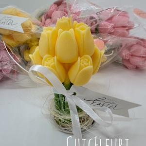 Tulipános szójaviasz gyertya - otthon & életmód - gyertya, illat, aroma - gyertya - Meska.hu