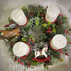 Klasszikus advent - karácsony - karácsonyi lakásdekoráció - ünnepi asztaldekoráció - Meska.hu