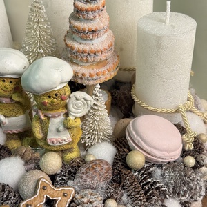 Sütimanós advent - karácsony - karácsonyi lakásdekoráció - ünnepi asztaldekoráció - Meska.hu