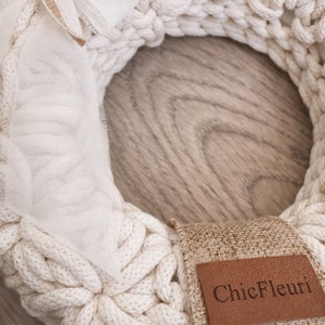 Horgolt kopogtató - otthon & életmód - dekoráció - ajtó- és ablak dekoráció - ajtódísz & kopogtató - Meska.hu