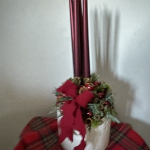 Klasszikus adventi szépség, Otthon & Életmód, Dekoráció, Asztal és polc dekoráció, Asztaldísz, Virágkötés, MESKA