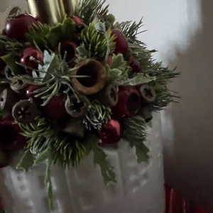 Klasszikus adventi szépség - otthon & életmód - dekoráció - asztal és polc dekoráció - asztaldísz - Meska.hu