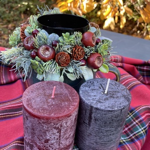 Cserélhető gyertys asztaldísz - otthon & életmód - dekoráció - asztal és polc dekoráció - asztaldísz - Meska.hu