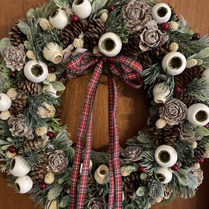 Téli ajtódísz - Meska.hu