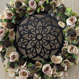 Mandalás kopogtató - otthon & életmód - dekoráció - ajtó- és ablak dekoráció - ajtódísz & kopogtató - Meska.hu