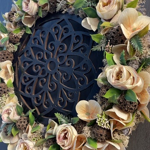 Mandalás kopogtató - otthon & életmód - dekoráció - ajtó- és ablak dekoráció - ajtódísz & kopogtató - Meska.hu