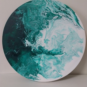 Ocean, Művészet, Festmény, Akril, Festészet, MESKA