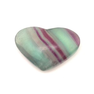 Fluorit szivárvány szív 5-6cm, Kellékek & szerszámok, Ásvány alapanyag, Ásvány figura, , MESKA