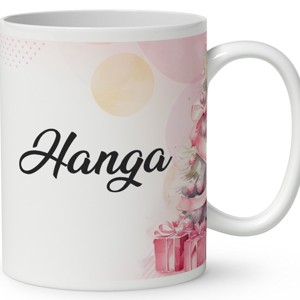 Kérd a neveddel - Pink cuki krampusz lány mintás bögre - otthon & életmód - konyhafelszerelés, tálalás - tálalás - bögre & csésze - Meska.hu