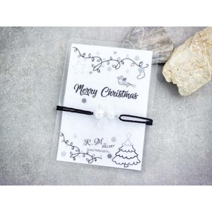 Merry Christmas hegyikristály angyal karkötő, , , MESKA