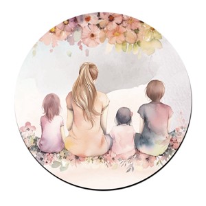 Anya és a három lány mintás bögre alátét, , , MESKA