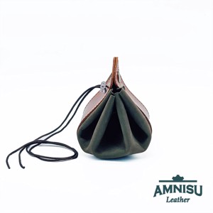 Konyakbarna - keki bőr 2in1 szütyő és kockatálca M9021-7002 - játék & sport - szerepjáték - Meska.hu