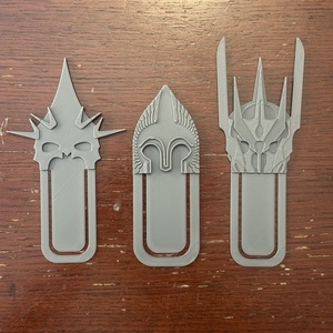 Gyűrűk ura 3D könyvjelző - könyv & zene - könyvjelző - Meska.hu