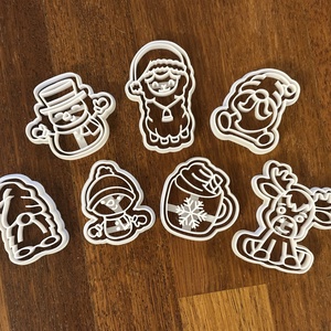 Karácsonyi 3D sütiforma csomag - Meska.hu