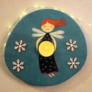 Tündéres mécsestartó - Meska.hu