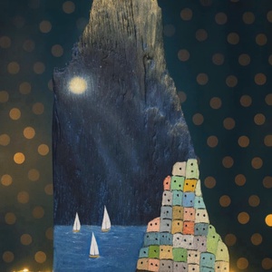 Tengerparti városka - Meska.hu