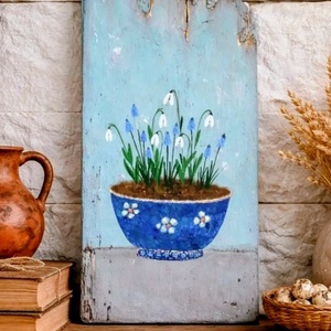 Tavaszodik, Művészet, Festmény, Akril, Festészet, MESKA