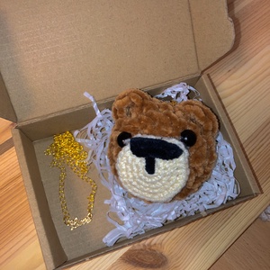 Bear hug gift set??, Táska & Tok, Kulcstartó & Táskadísz, Kulcstartó, Horgolás, Ékszerkészítés, MESKA