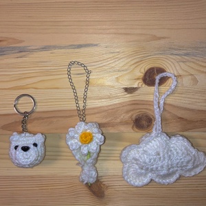 Snowflake Bear Gift set��� - táska & tok - kulcstartó & táskadísz - kulcstartó - Meska.hu