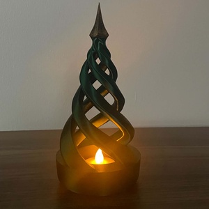  Spirál karácsonyfa mécsestartó � 3D nyomtatott dekoráció - Meska.hu