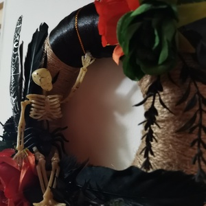 Halloweeni kopogtató, ajtódísz  - otthon & életmód - dekoráció - halloween - halloweeni ajtódíszek és ablakdíszek - Meska.hu