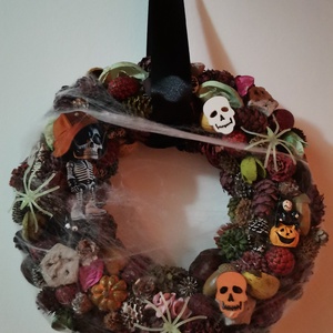 Halloweeni ajtó dísz, kopogtató  - Meska.hu