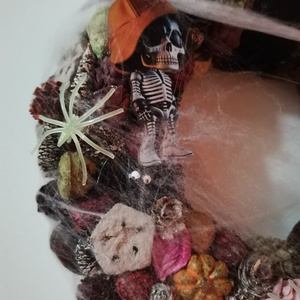 Halloweeni ajtó dísz, kopogtató  - otthon & életmód - dekoráció - halloween - halloweeni ajtódíszek és ablakdíszek - Meska.hu